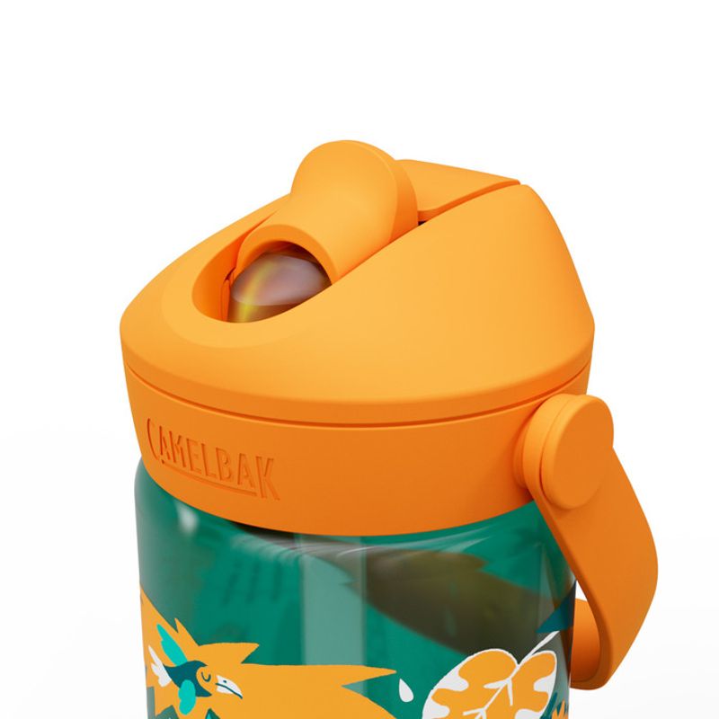 Camelbak Drikkeflaske Barn, Thrive Flip Straw Kids 400mL, Jungle Animals